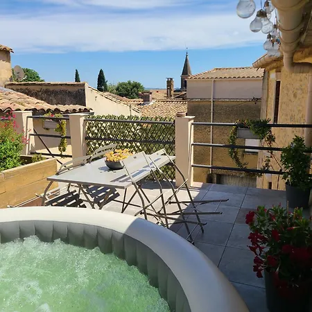 De Charme Avec Terrasse, Exterieur Et Petit Piscine * Ledenon