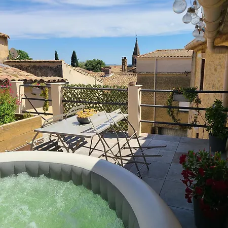 De Charme Avec Terrasse, Extérieur Et Petit Piscine * Lédenon